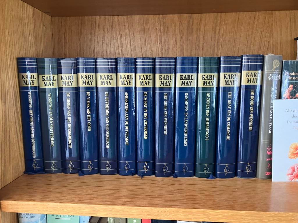Complete serie Karl May, Old Shatterhand, Boeken, Ophalen, Gelezen