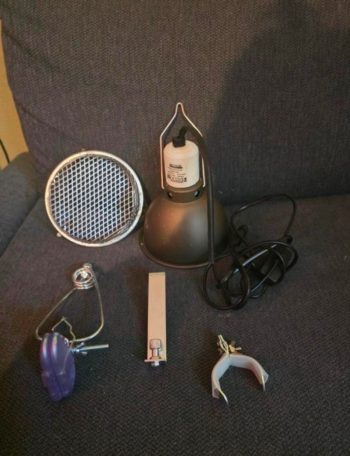Arcadia Reflectorlamp met Klem en Keramische E27-fitting, Dieren en Toebehoren, Ophalen of Verzenden, Zo goed als nieuw, Verlichting
