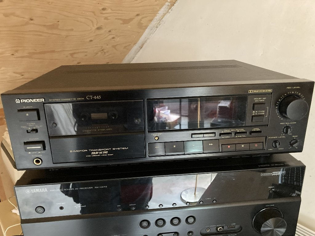 Pioneer CT-445 Cassettedeck - heeeft service nodig, Audio, Tv en Foto, Cassettedecks, Ophalen of Verzenden, Enkel, Overige merken