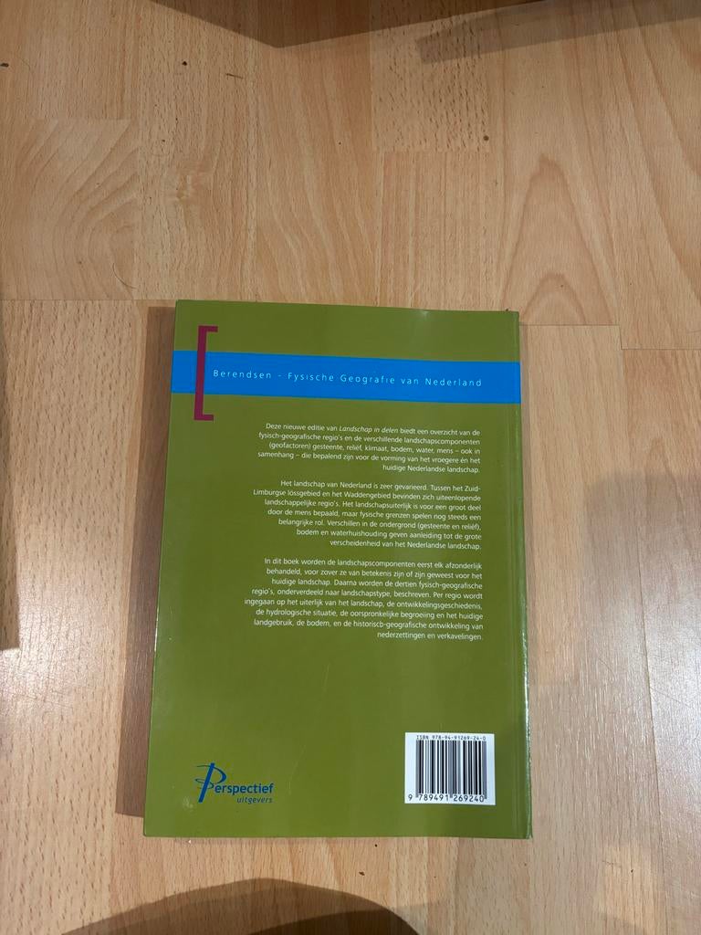 H. Berendsen - Landschap in delen, Ophalen of Verzenden, Zo goed als nieuw, H. Berendsen; E. Stouthamer; W.Z. Hoek; K.M. Cohen