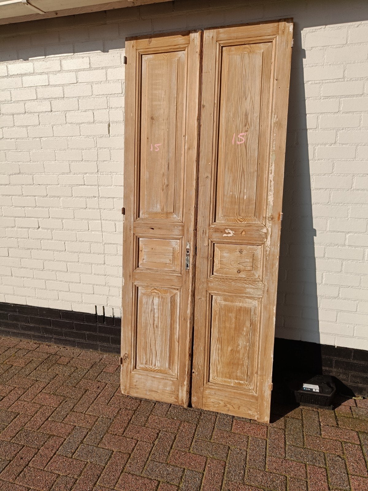 Paneeldeuren kastdeuren oude deuren, Ophalen