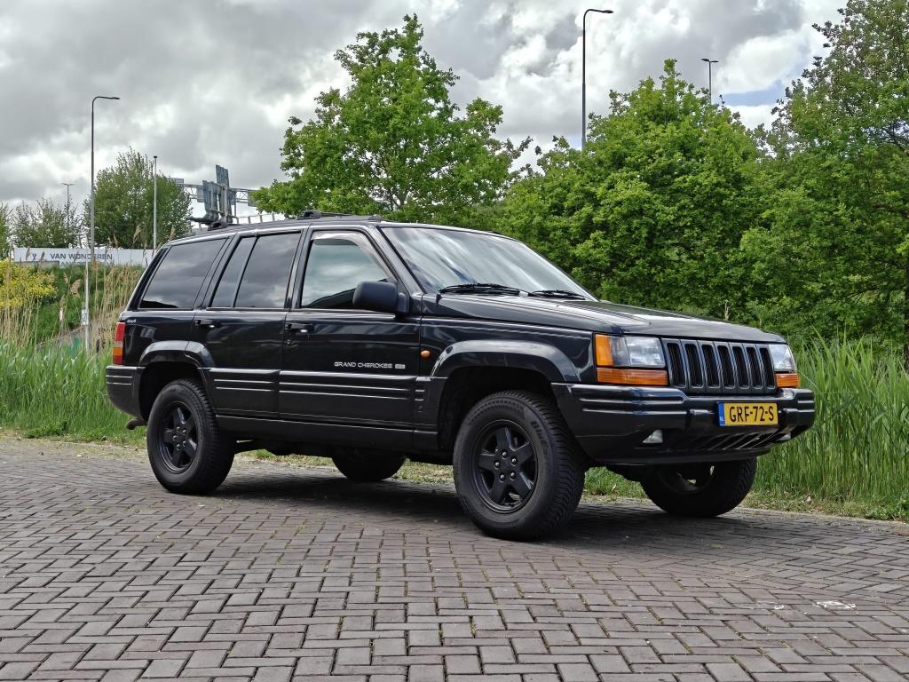 Jeep Grand Cherokee LPG (5.2 V8 Limited 1998 AUT), Startonderbreker, Zwart, Leder, 5200 cc