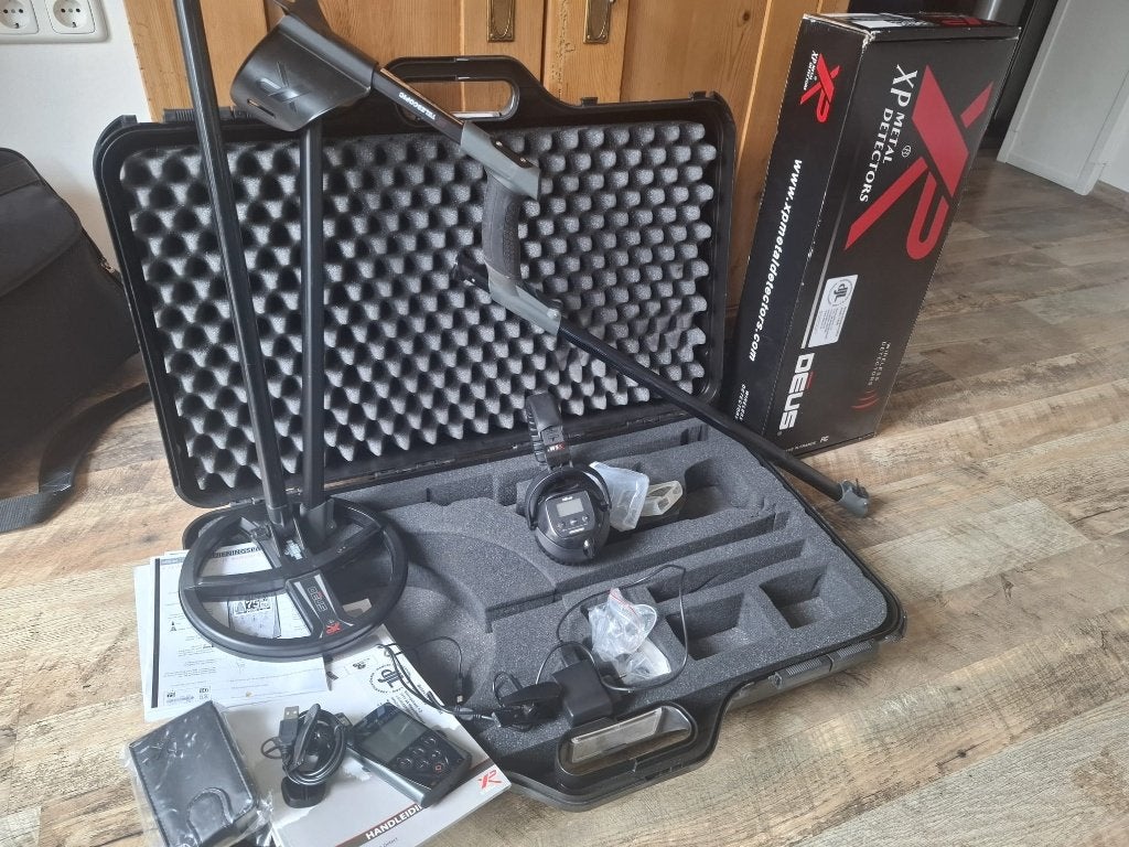 XP Deus Metaaldetector Meest Exclusieve set met WS5 + Koffer, Ophalen, Meer dan 30 cm, Zo goed als nieuw, XP