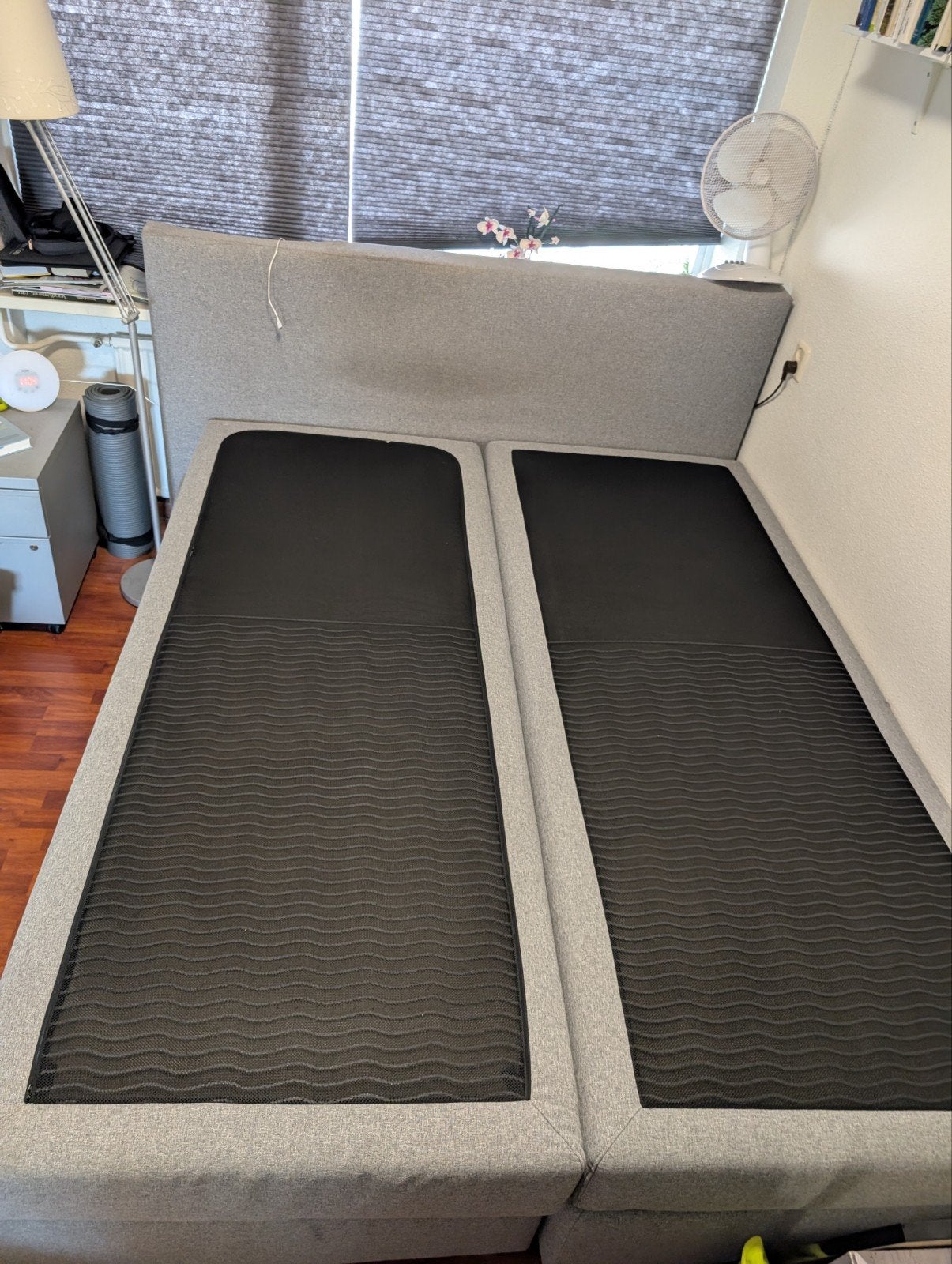 Kårlssen Tweepersoons Boxspring Bed 220x180 cm, Ophalen, Gebruikt, Tweepersoons, 180 cm