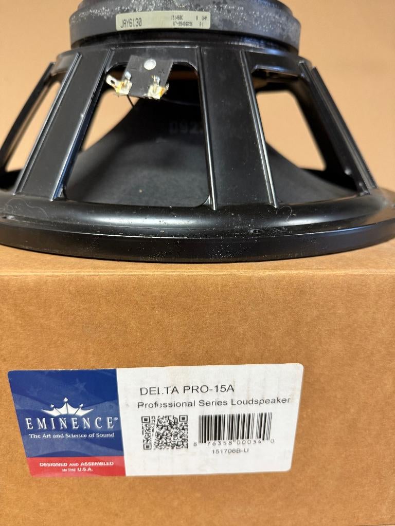 15" speaker driver, Overige merken, Gebruikt, Subwoofer, Info@eminence.com