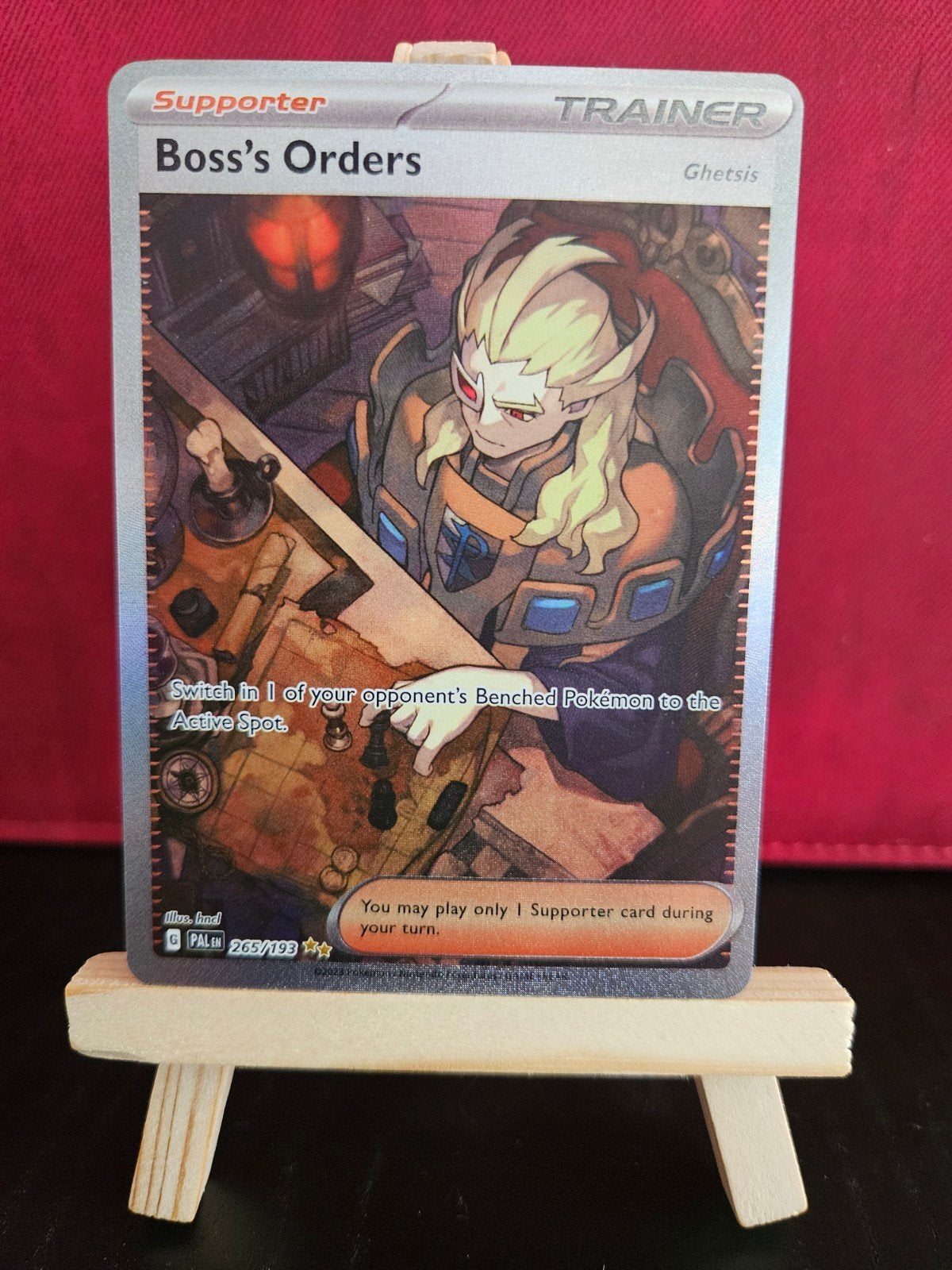 Boss's Orders #265, Ophalen of Verzenden, Zo goed als nieuw, Losse kaart, Foil