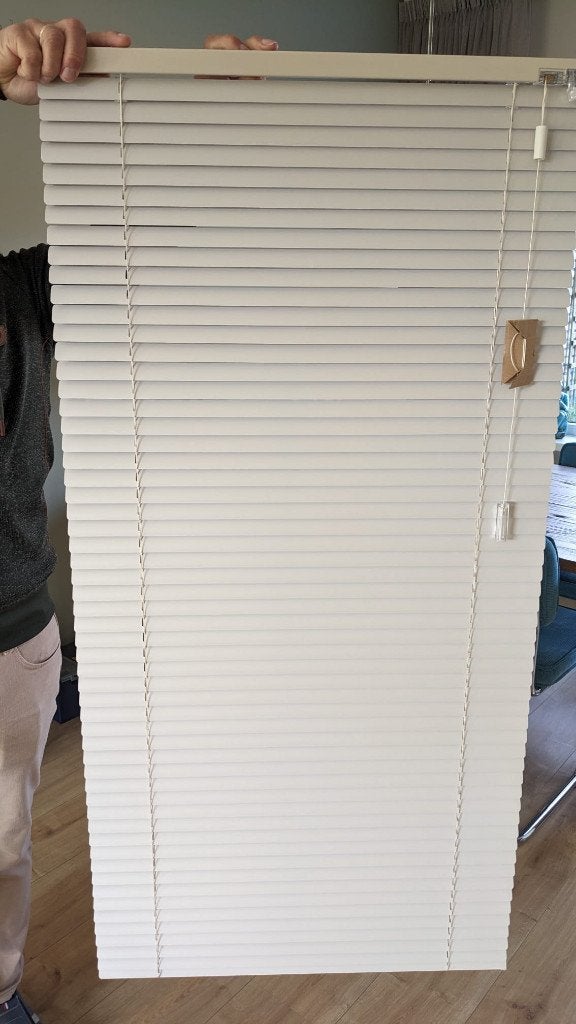 SPLINTERNWE.MODERNE LUXAFLEX TAUPE/BEIGE NIEUW, 125 cm, Beige, Nieuw, Ophalen of Verzenden