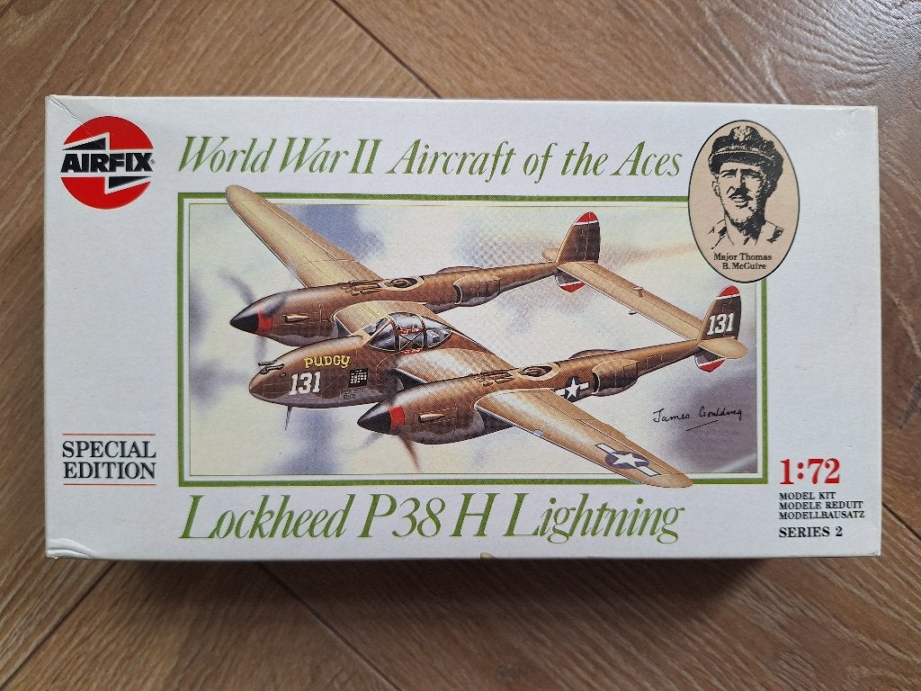 1:72 1/72 Airfix Lockheed P38 H Lightning, Overige merken, 1:72 tot 1:144, Ophalen of Verzenden, Zo goed als nieuw