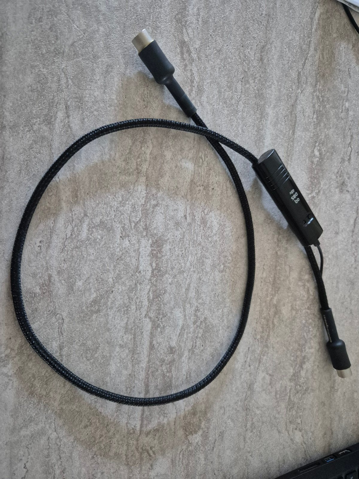 Audioquest Cougar 5-pins DIN-DIN interlink 1 meter, Ophalen of Verzenden, Zo goed als nieuw, Minder dan 2 meter, Componentkabel