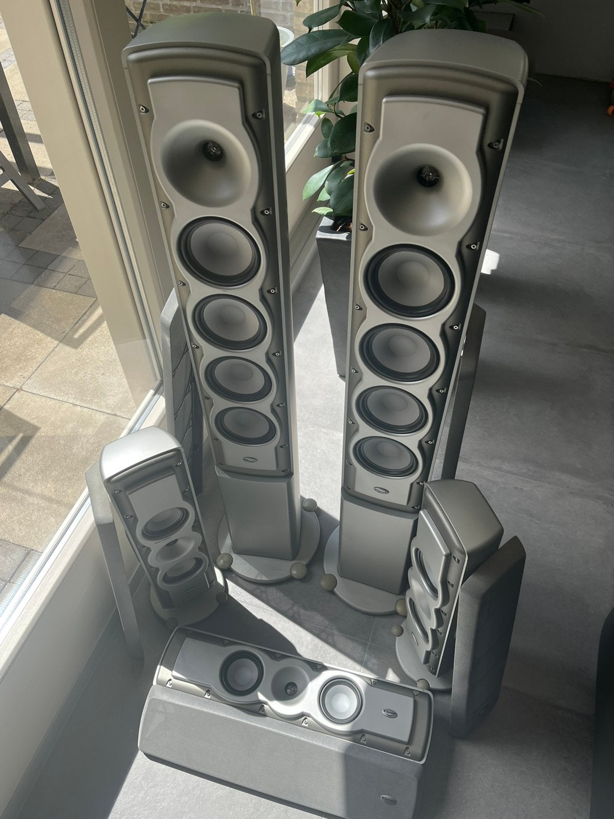 Klips speakers 5.1, Ophalen, Zo goed als nieuw, Subwoofer, Overige merken