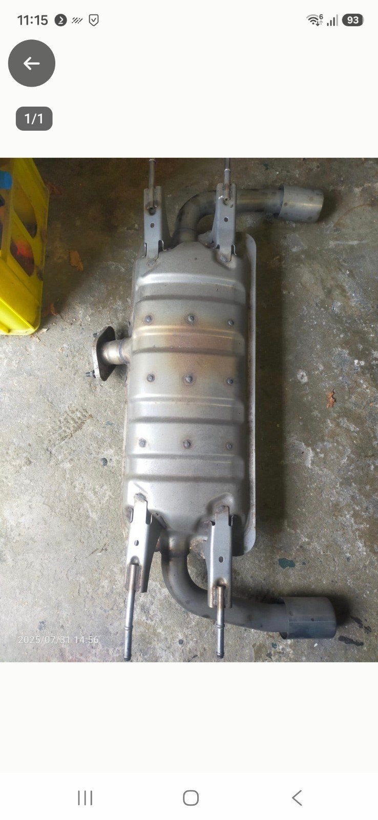 Gebruikte uitlaatdemper Fiat 125 spider nuovo, Ophalen, Gebruikt, Overige automerken