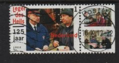 ‹(•¿•)› nl m0313 het legerd des heils tab, Postzegels en Munten, Verzenden, Na 1940, Gestempeld
