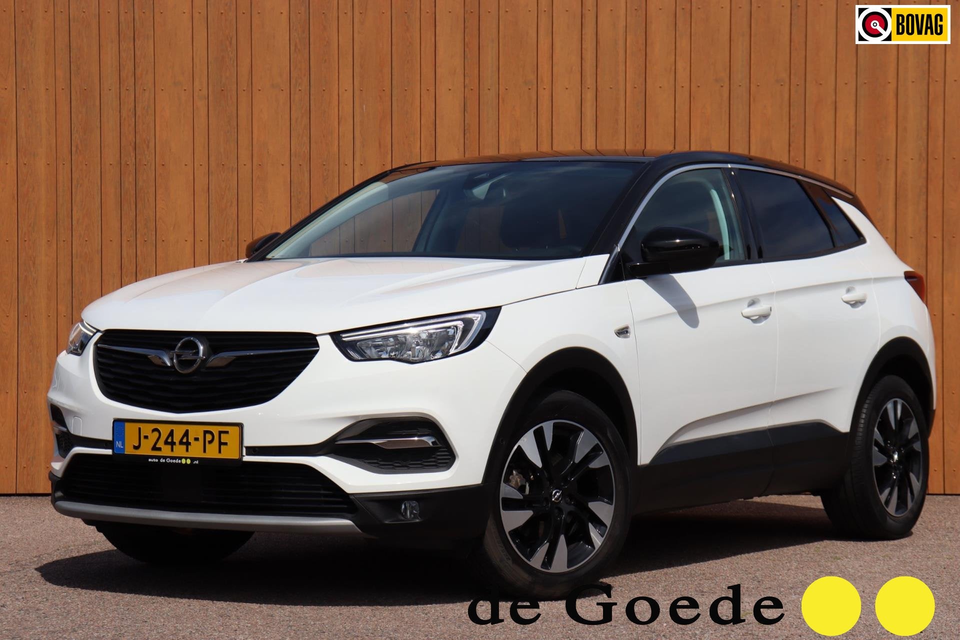 Opel Grandland X 1.2 Turbo Innovation orgNL el.klep comforts, Auto's, Opel, Voorwielaandrijving, Gebruikt, 1199 cc, Leder en Stof