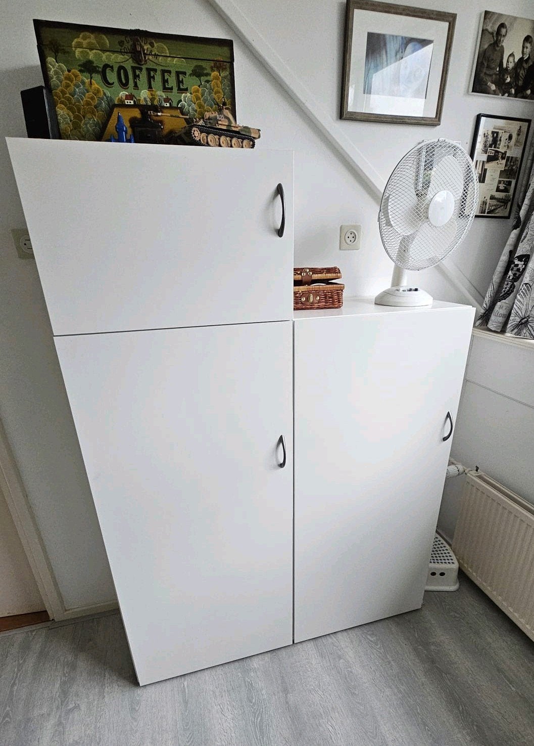 Gratis af te halen: 3 kasten Ikea Bestå, wit. Samen of apart, Huis en Inrichting, Kasten | Overige, Ophalen, Gebruikt