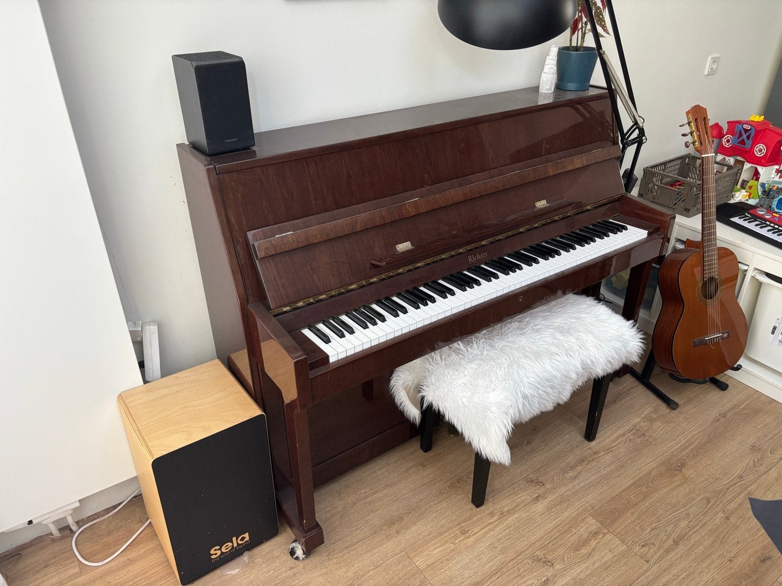 Richter Piano - Klassiek Bruin Model, Ophalen, Gebruikt, Bruin, Piano