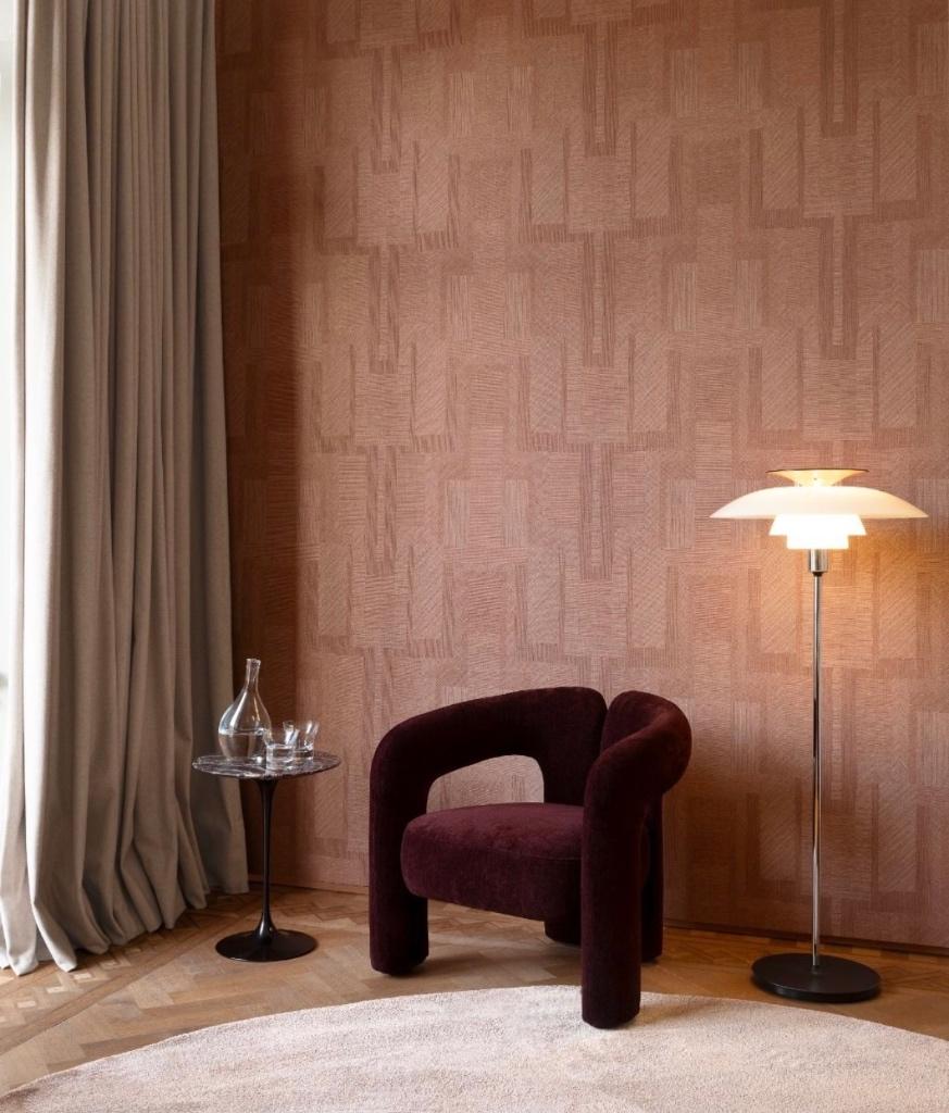 GEZOCHT! Arte Gizeh burgundy behang, Ophalen, Minder dan 10 m²