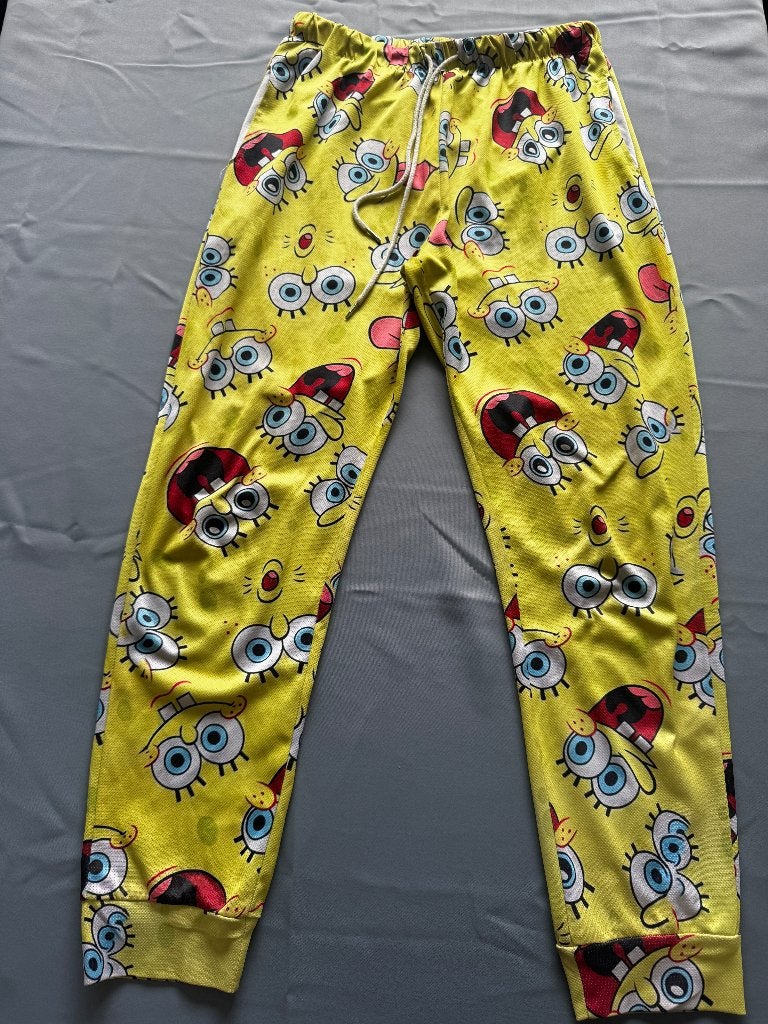 Spongebob Joggingbroek Maat L - Zo goed als nieuw, Kleding | Heren, Ophalen of Verzenden, Zo goed als nieuw, Maat 52/54 (L), Spongebob