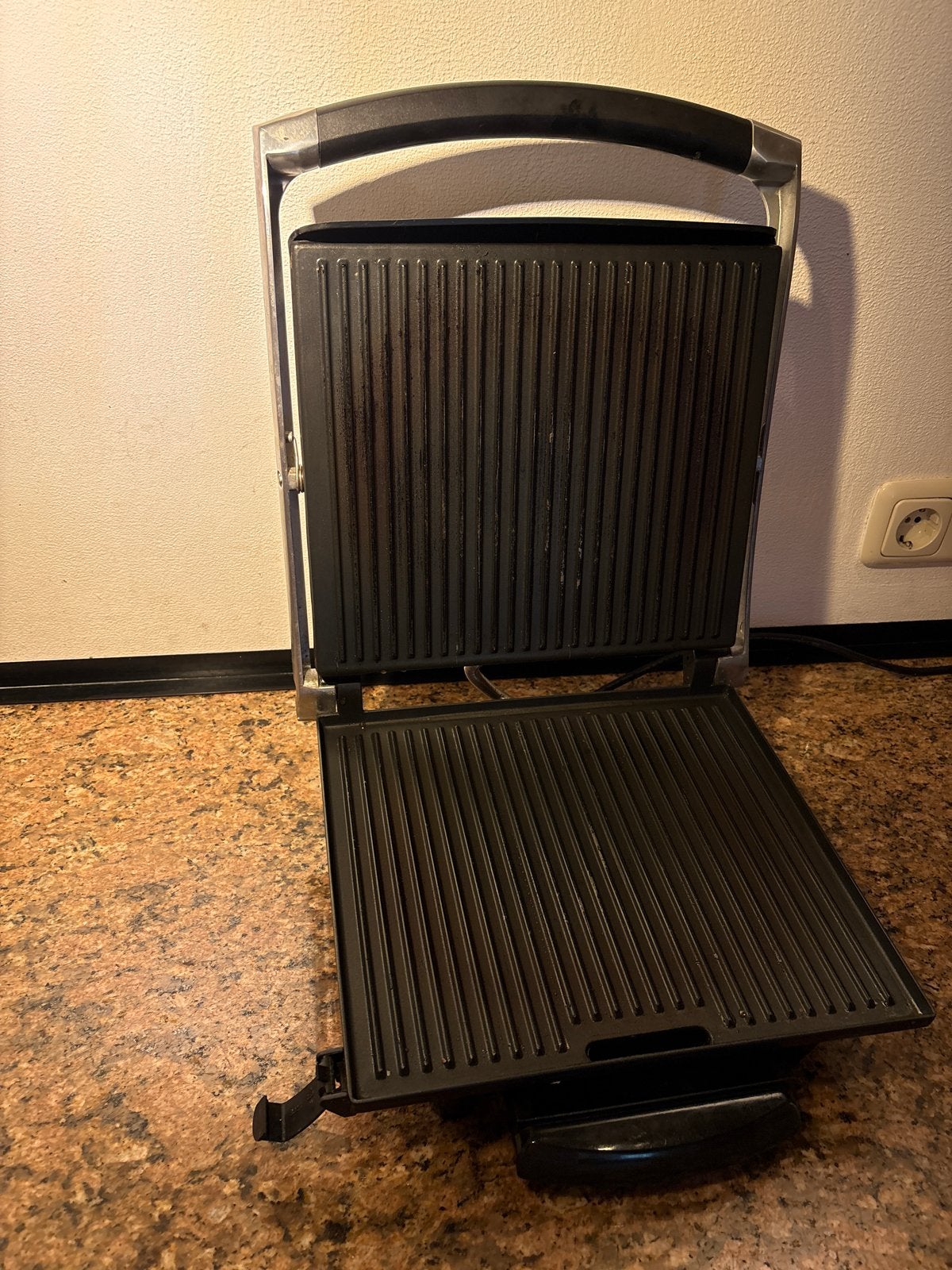 Silvercrest Contactgrill / Tafelgrill - Gebruikt, Ophalen of Verzenden, Gebruikt, Tafelgrill