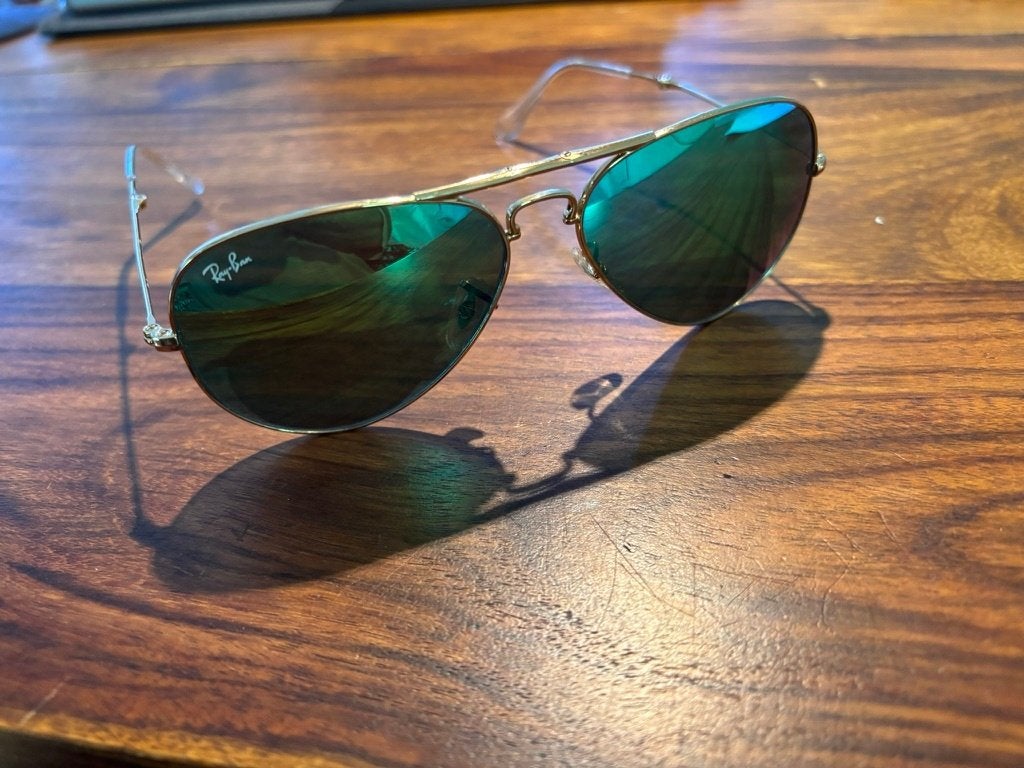 Folding Ray Ban RB3479, Zonnebril, Blauw, Ophalen of Verzenden, Zo goed als nieuw
