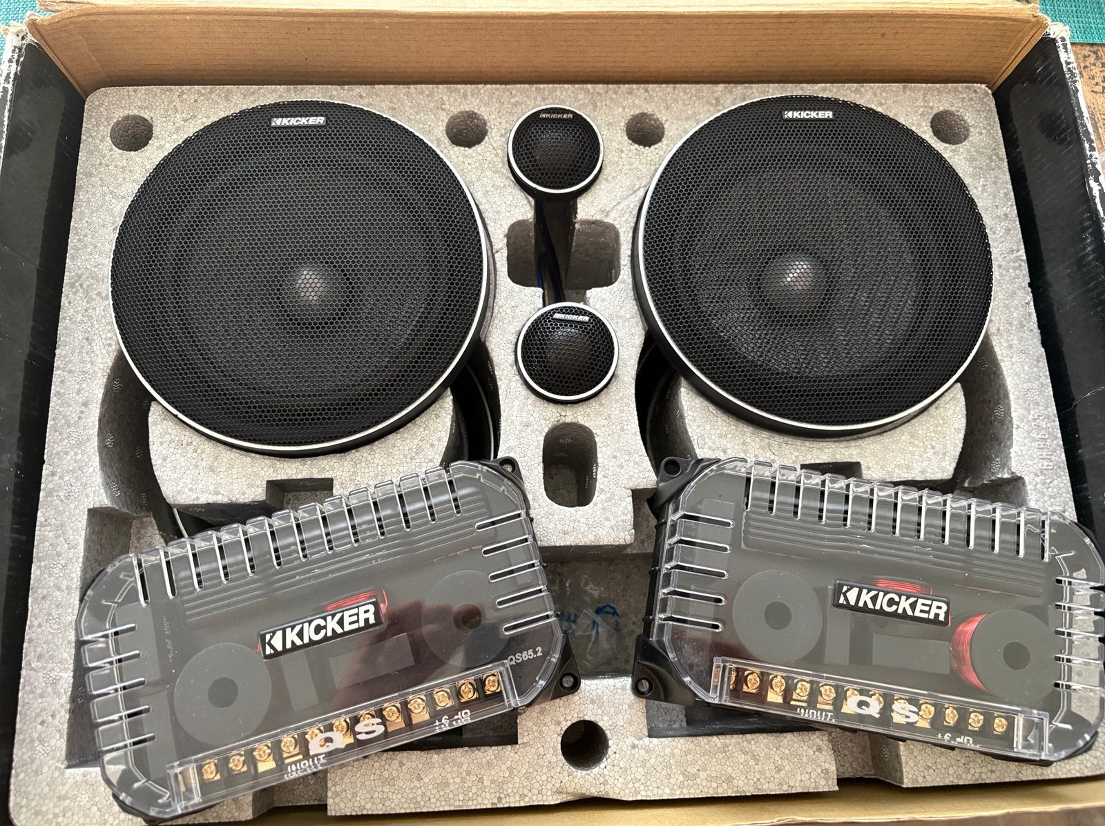 Kicker QS 65.2 high end composet, Auto diversen, Autospeakers, Zo goed als nieuw, Ophalen of Verzenden