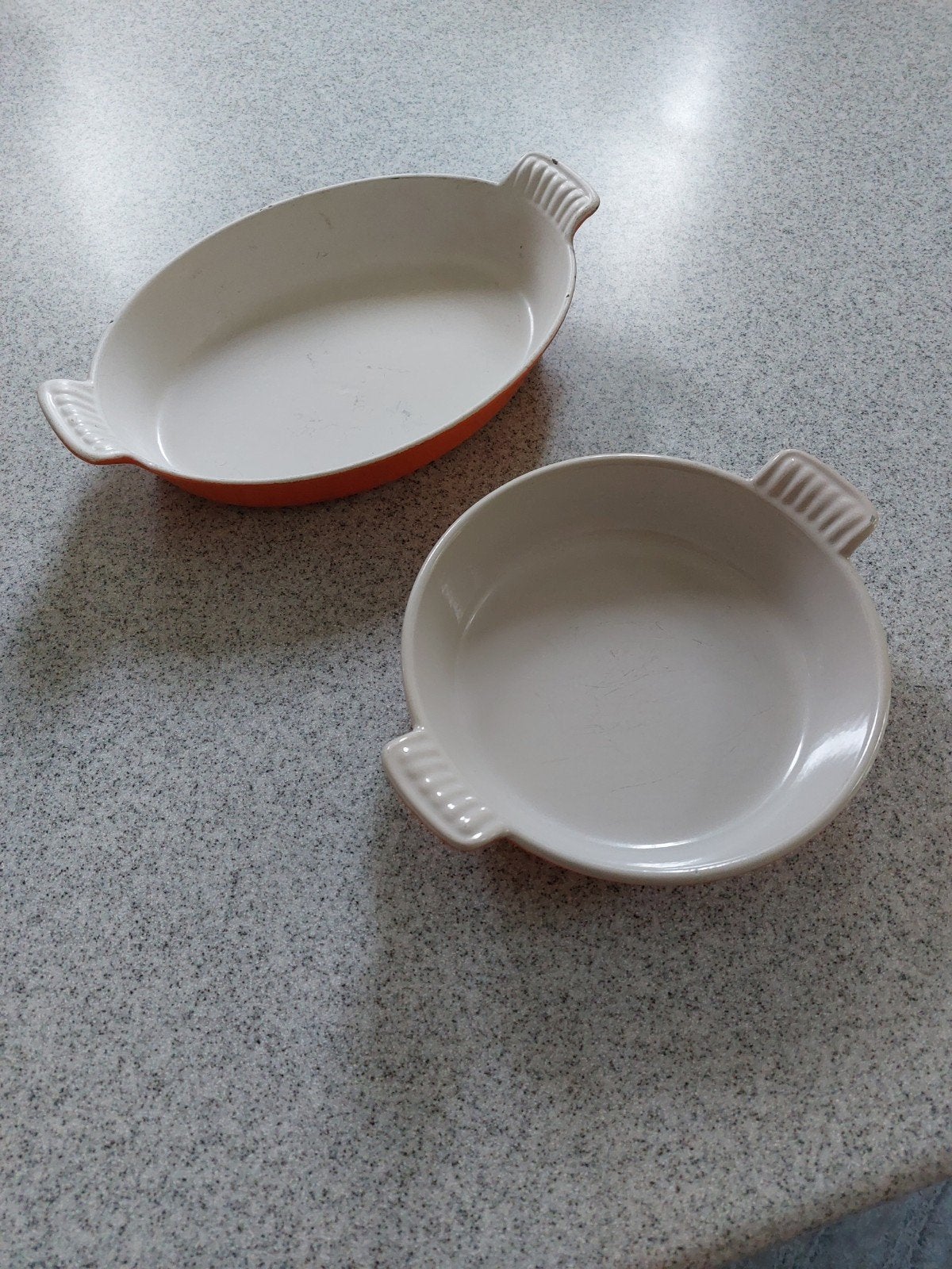 Gietijzeren ovenschalen., Huis en Inrichting, Keuken | Potten en Pannen, Ophalen of Verzenden, Gietijzer
