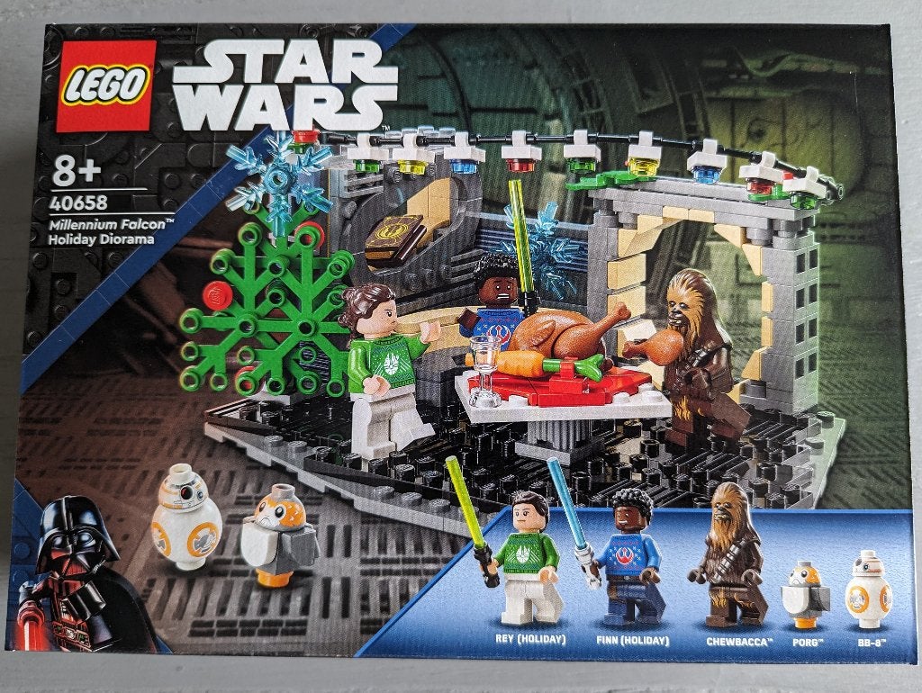 LEGO 40658 – Millennium Falcon Holiday Diorama (Star Wars), Star Wars, Nieuw, Ophalen of Verzenden, Complete set