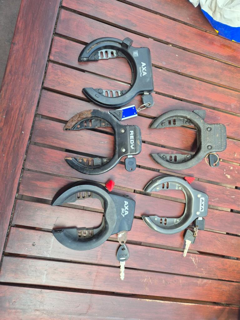 5 fiets sloten, Ophalen of Verzenden