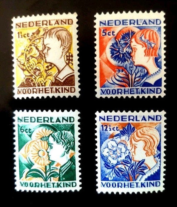 Kinderzegels 1932 ongebruikt., Ophalen of Verzenden, T/m 1940, Postfris