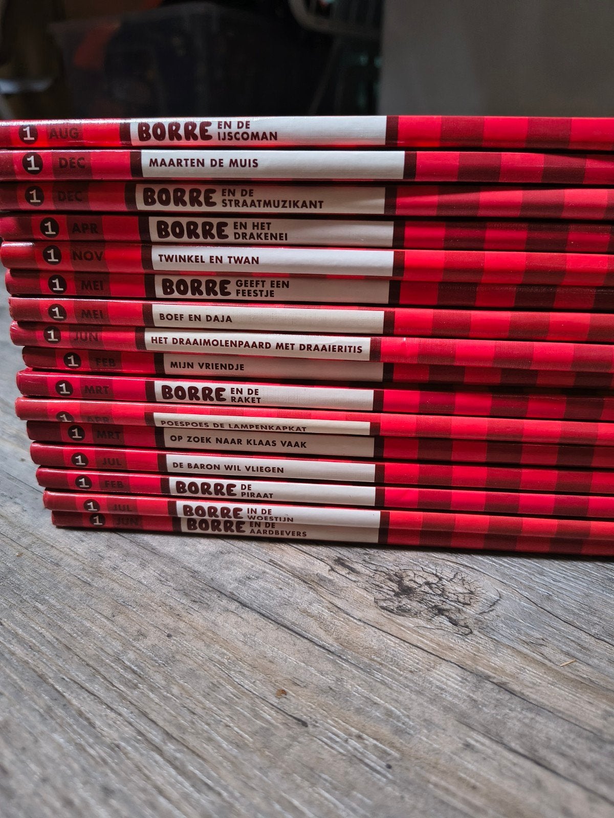16 Borre boeken - De gestreepte boekjes - groep 1, Ophalen of Verzenden, Zo goed als nieuw, Jeroen Aalbers, Fictie algemeen