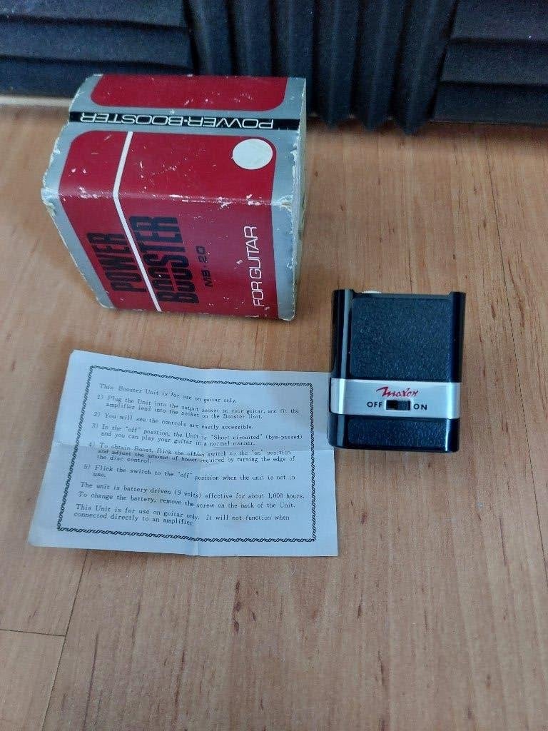 1970's Maxon MB-20 Power Booster Plug in Guitar, Ophalen of Verzenden, Zo goed als nieuw, Volume