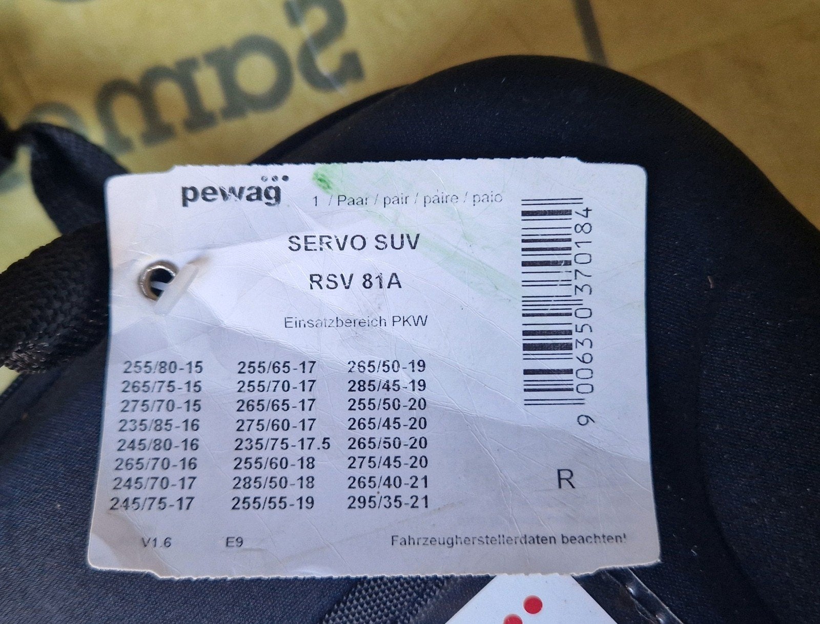 Pewag Servo SUV RSV 81A sneeuwkettingen – ongebruikt, Auto diversen, Ophalen of Verzenden, Nieuw