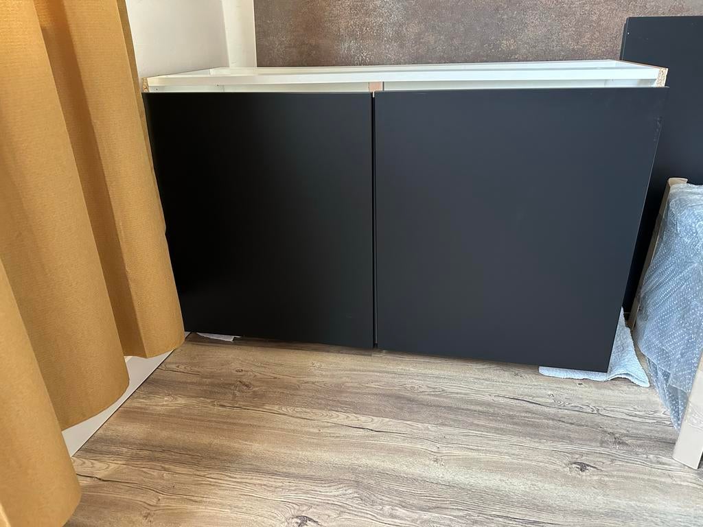 Nobilia Touch showroomkeuken onderkasten - Zwart supermat, Huis en Inrichting, Ophalen, Zo goed als nieuw