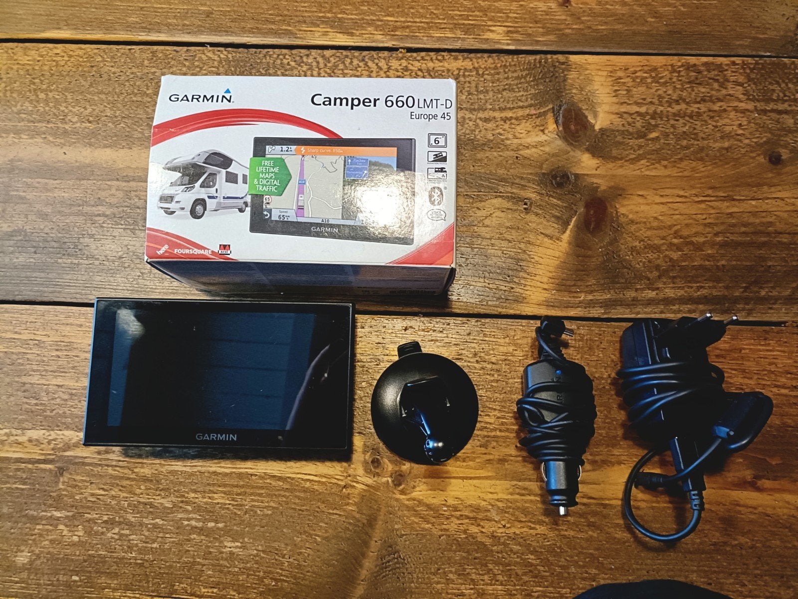 Garmin Camper 660LMT-D navigatiesysteem, Ophalen of Verzenden, Gebruikt