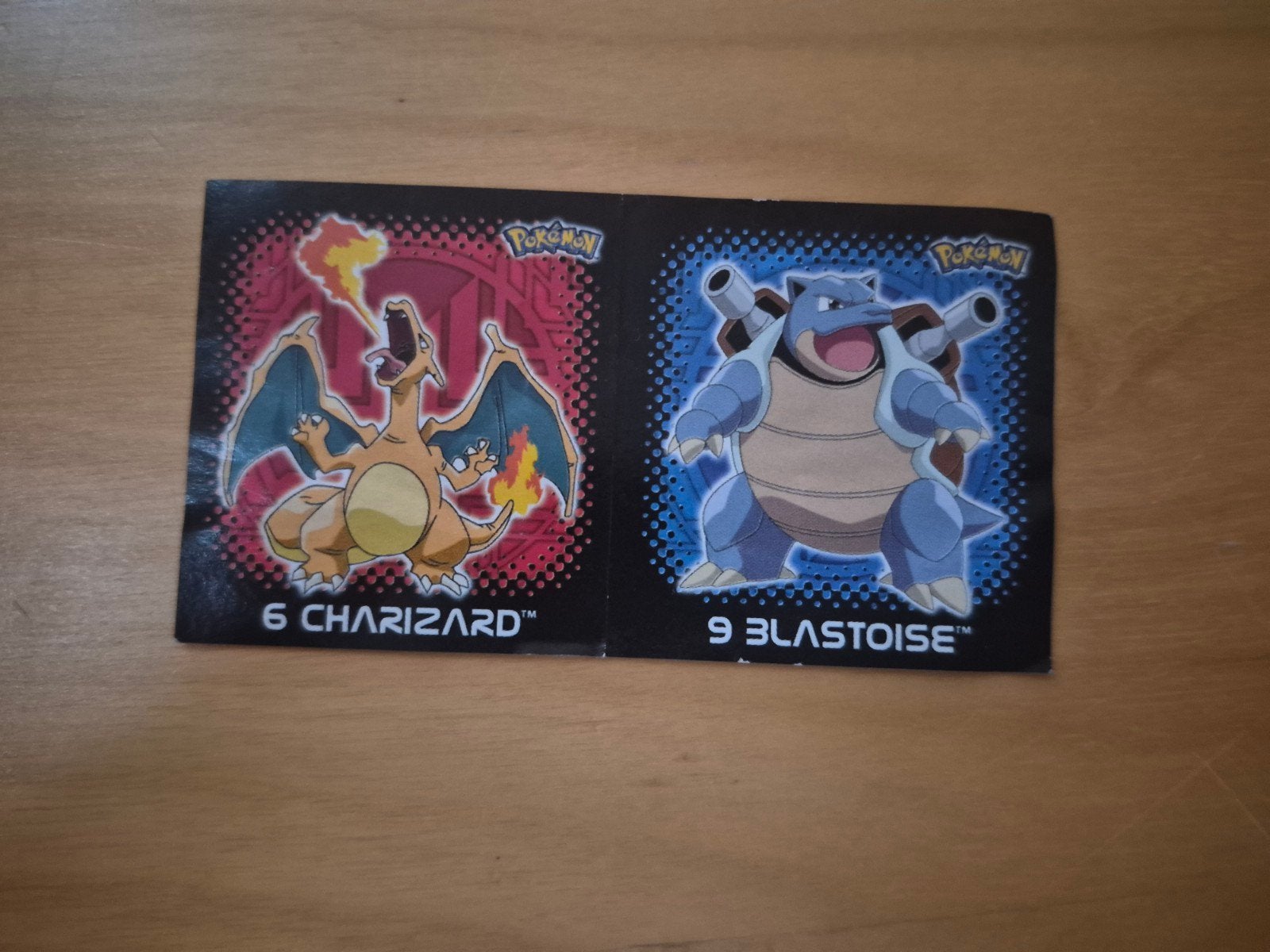 Vintage Charizard Blastoise stickers, Ophalen of Verzenden