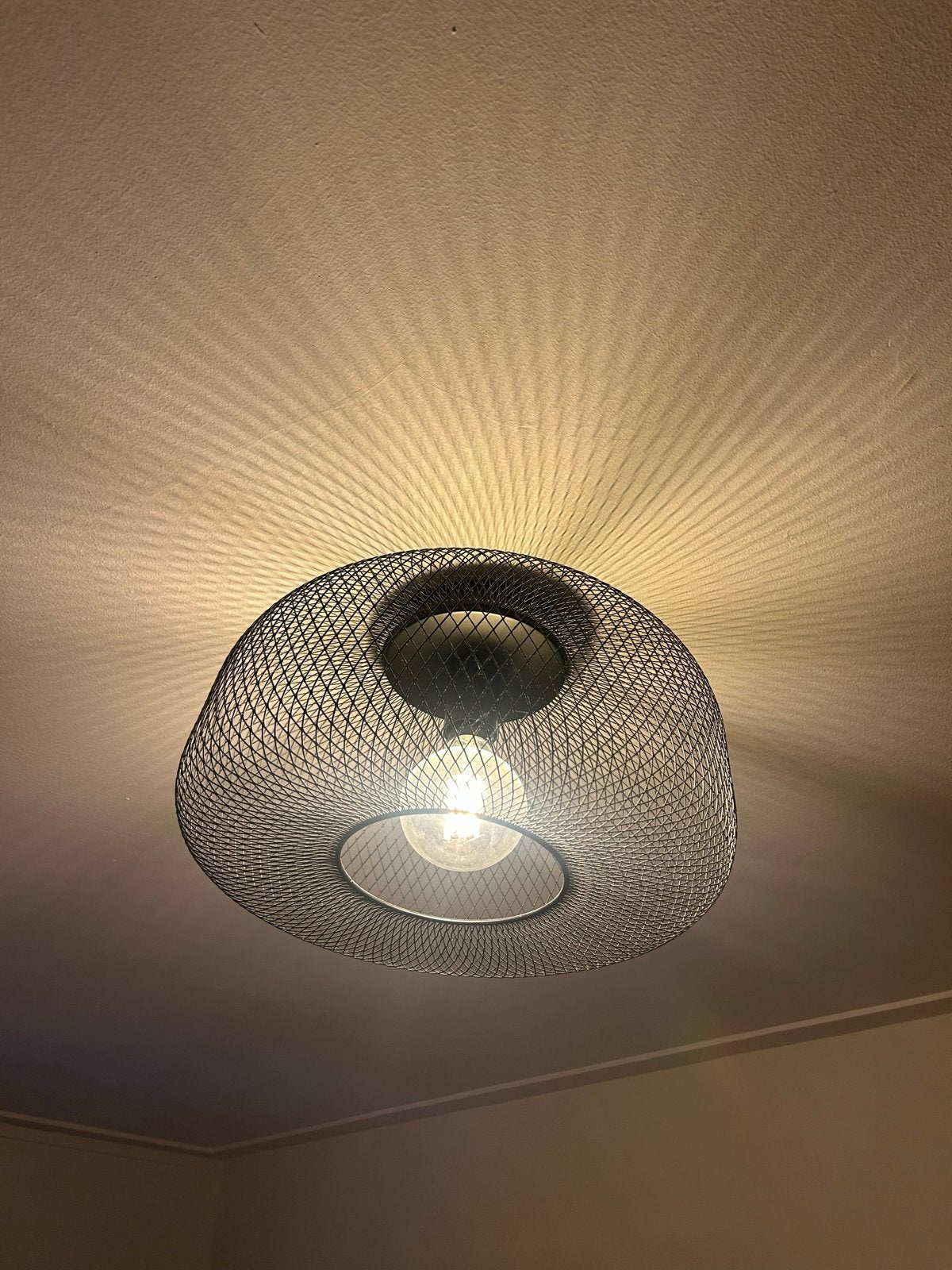 vtwonen Highlight plafondlamp Honey - 39cm, Ophalen, Gebruikt, Inclusief lichtbron, Zwart