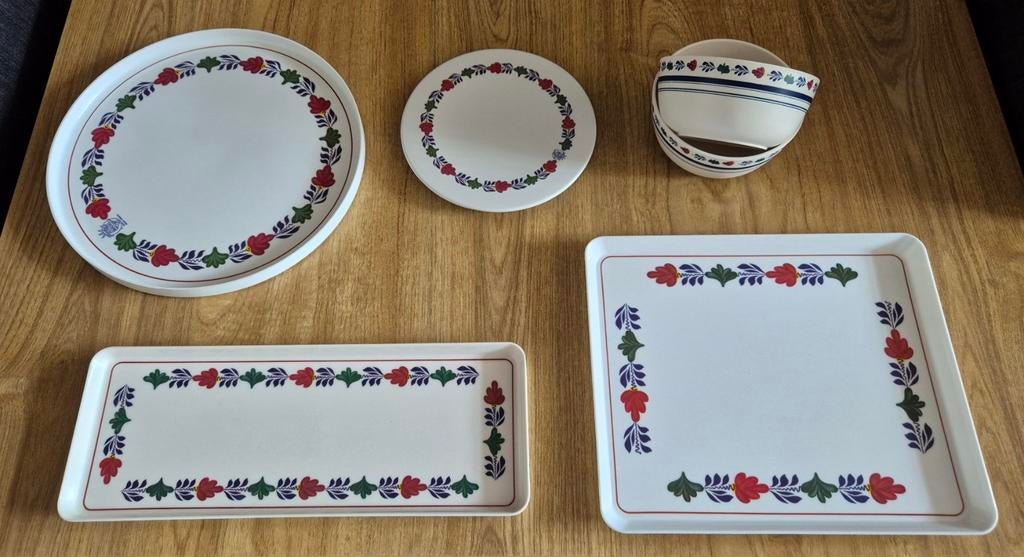 Boerenbont kunststof, Huis en Inrichting, Keuken | Servies, Ophalen, Zo goed als nieuw, Boerenbont