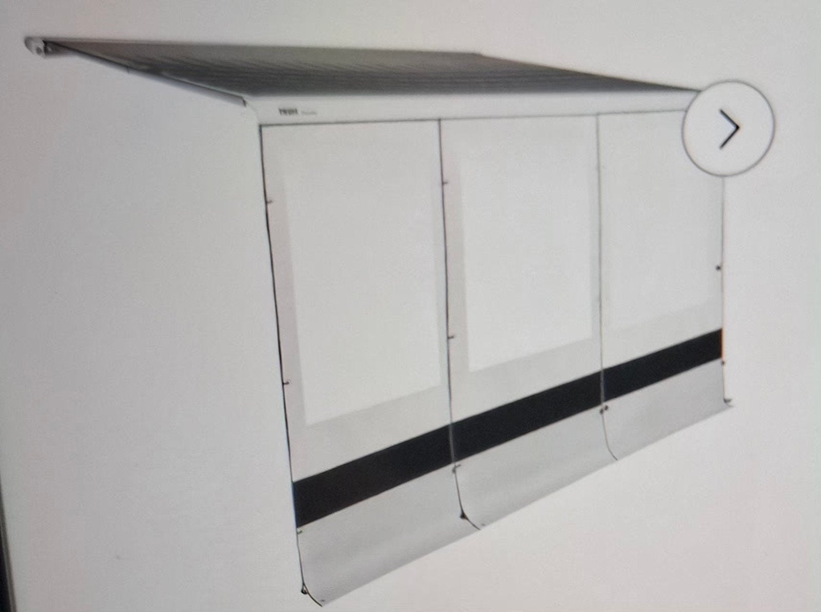 Thule rain blocker, Ophalen, Zo goed als nieuw