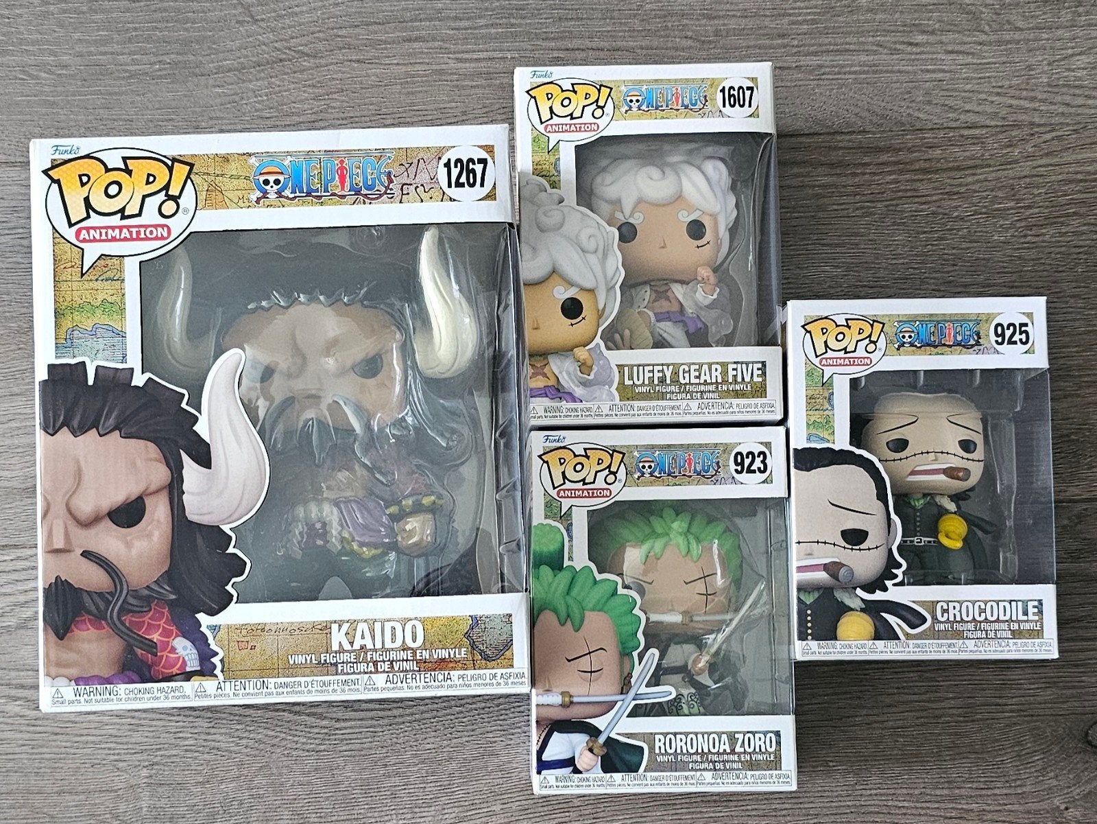 Funko  One Piece Collectie: Luffy, Kaido, Zoro, Crocodile, Ophalen of Verzenden, Zo goed als nieuw
