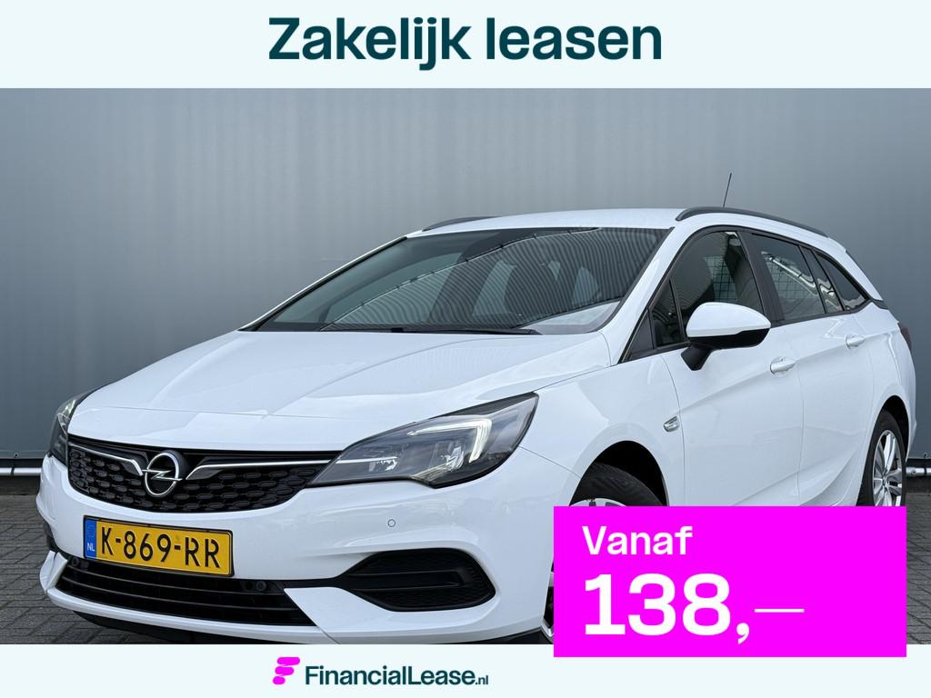 Opel Astra Sports Tourer BJR 2021 1.2 111 PK Edition TREKHAA, Voorwielaandrijving, Stof, Gebruikt, Euro 6