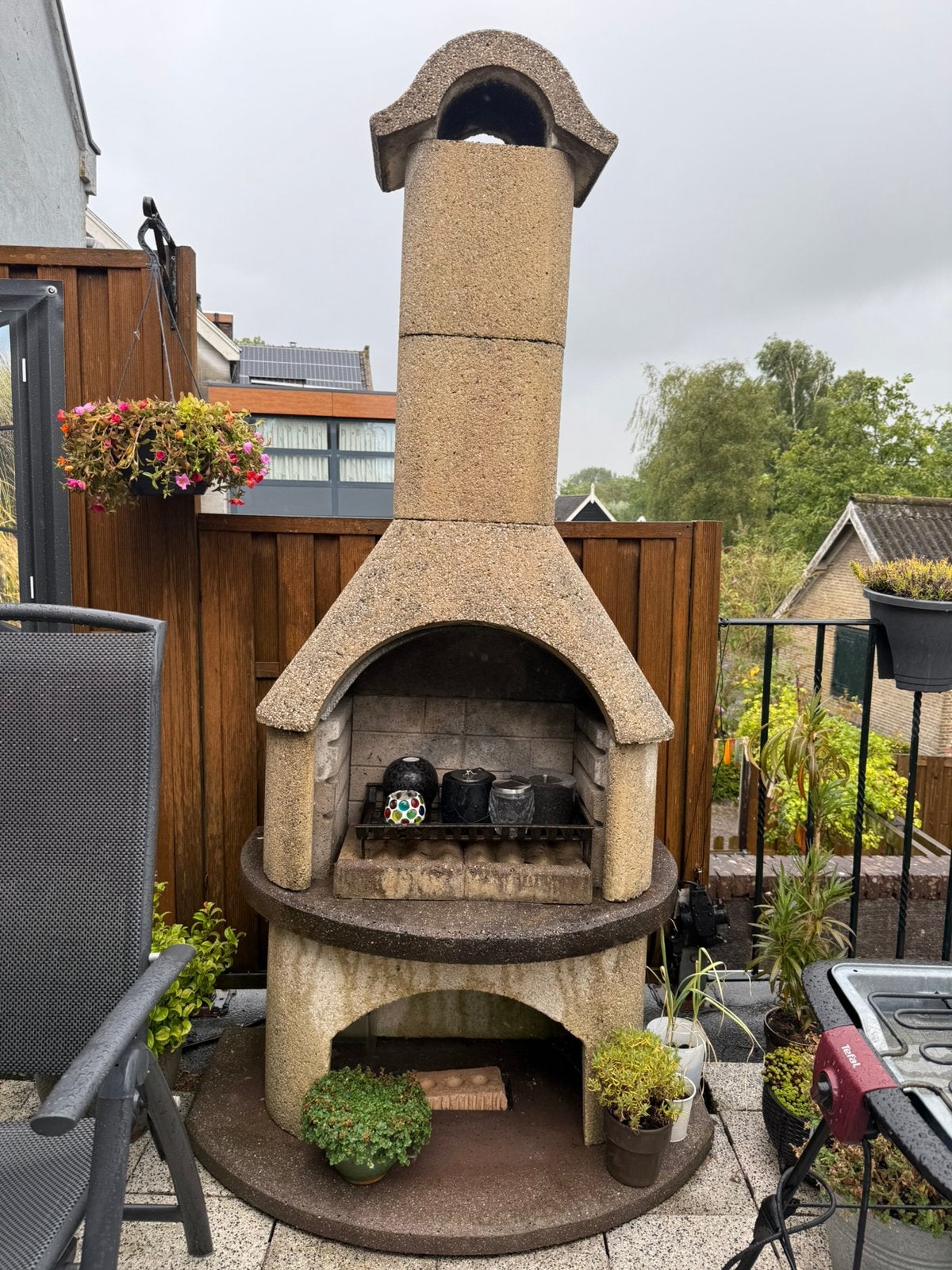 Stenen barbecue gratis af te halen, Ophalen, Gebruikt