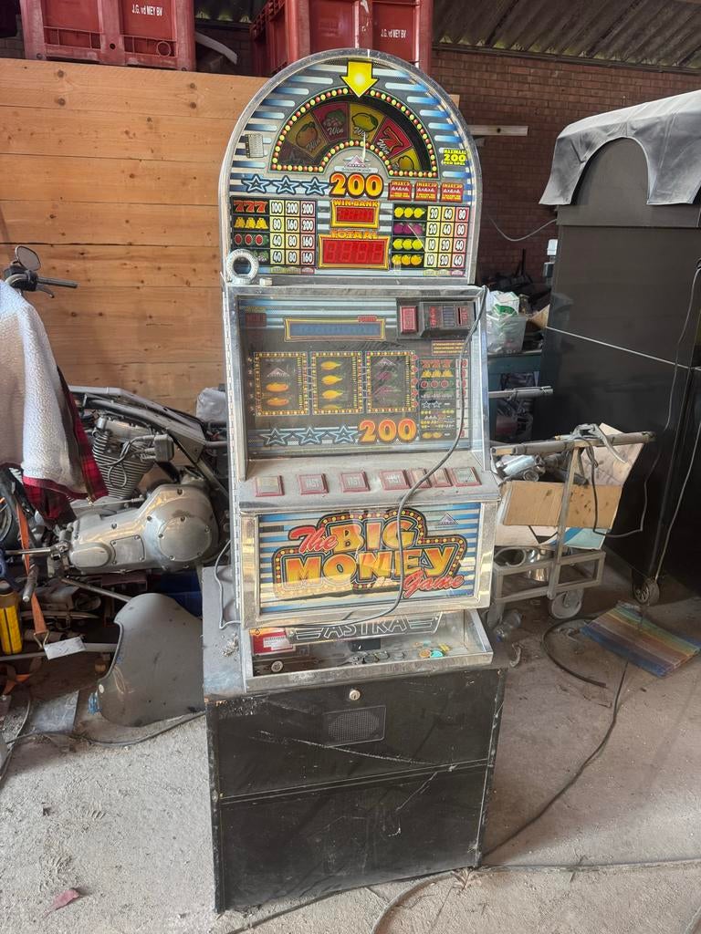 Gokkast 'The Big Money Game' - Opknapper, Verzamelen, Overige munten, Ophalen of Verzenden, Gebruikt