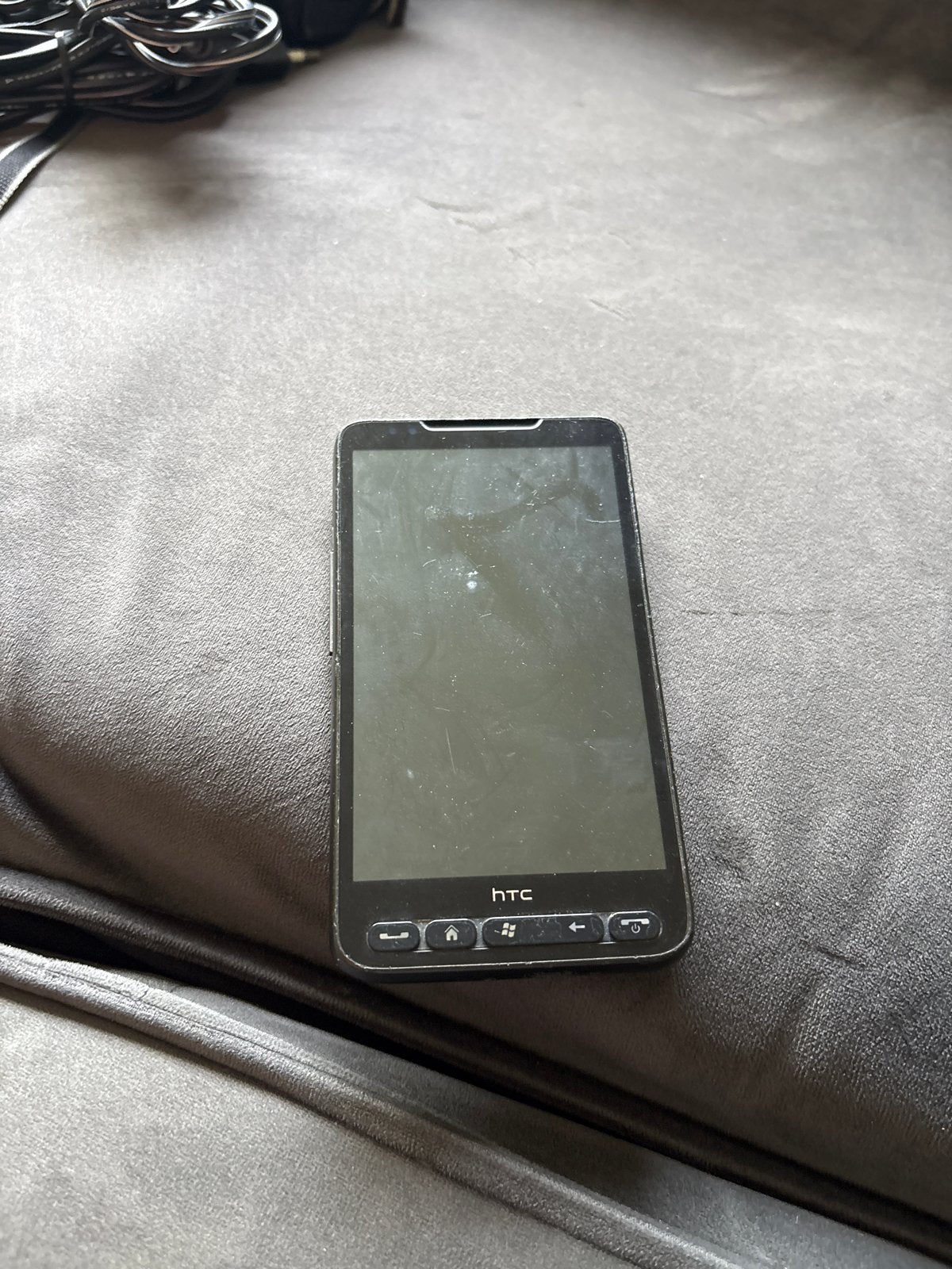 HTC smartphone - Gebruikt, Telecommunicatie, Mobiele telefoons | HTC, HTC, Gebruikt, Zwart, 3 tot 6 megapixel