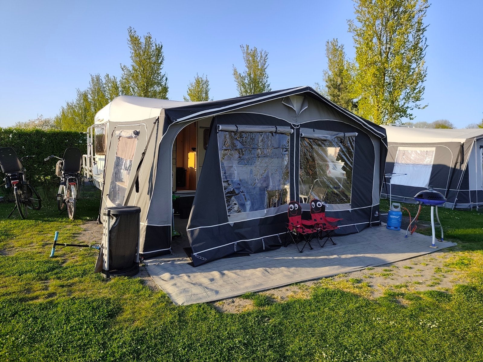 Dorema President XL 280 De Luxe Voortent Maat 10, Ophalen, Zo goed als nieuw, Ten Cate All Season 240g/m2, Dorema