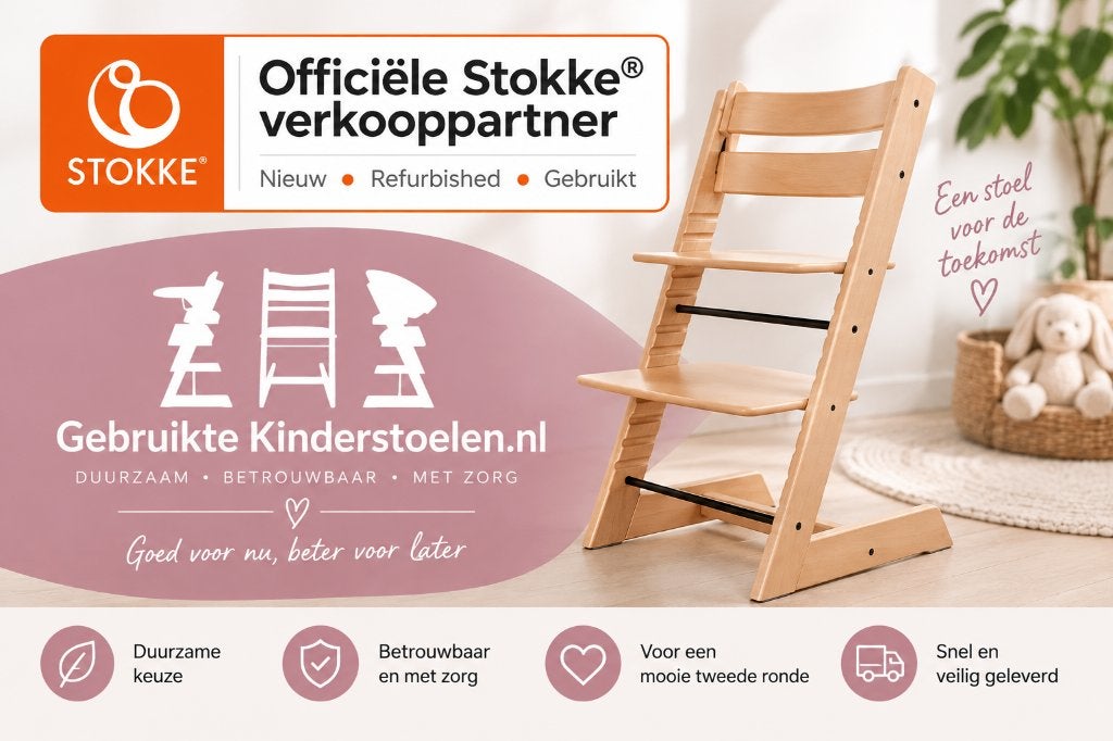 Stokke Tripp Trapp Heather Pink – trip trap stoel, Kinderen en Baby's, Verzenden, Gebruikt, Meegroeistoel, Aanschuifbaar