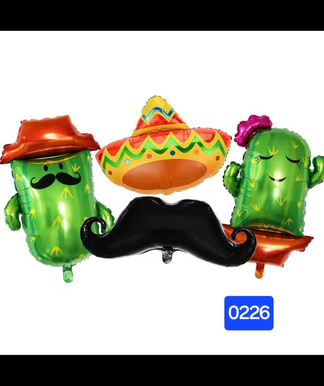 Mexicaanse Feest Decoratie Set: Sombrero, Cactussen & Snor, Ophalen, Nieuw, Feestartikel, Overige