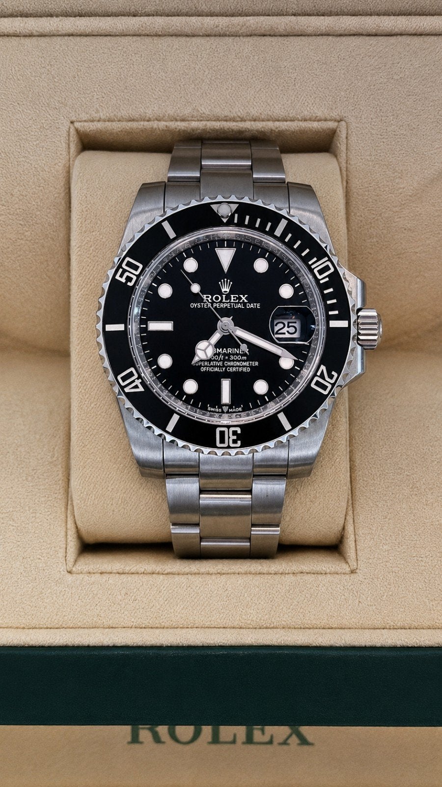 Rolex Submariner super clone, Sieraden, Tassen en Uiterlijk, Horloges | Heren, Ophalen of Verzenden, Zo goed als nieuw, Polshorloge
