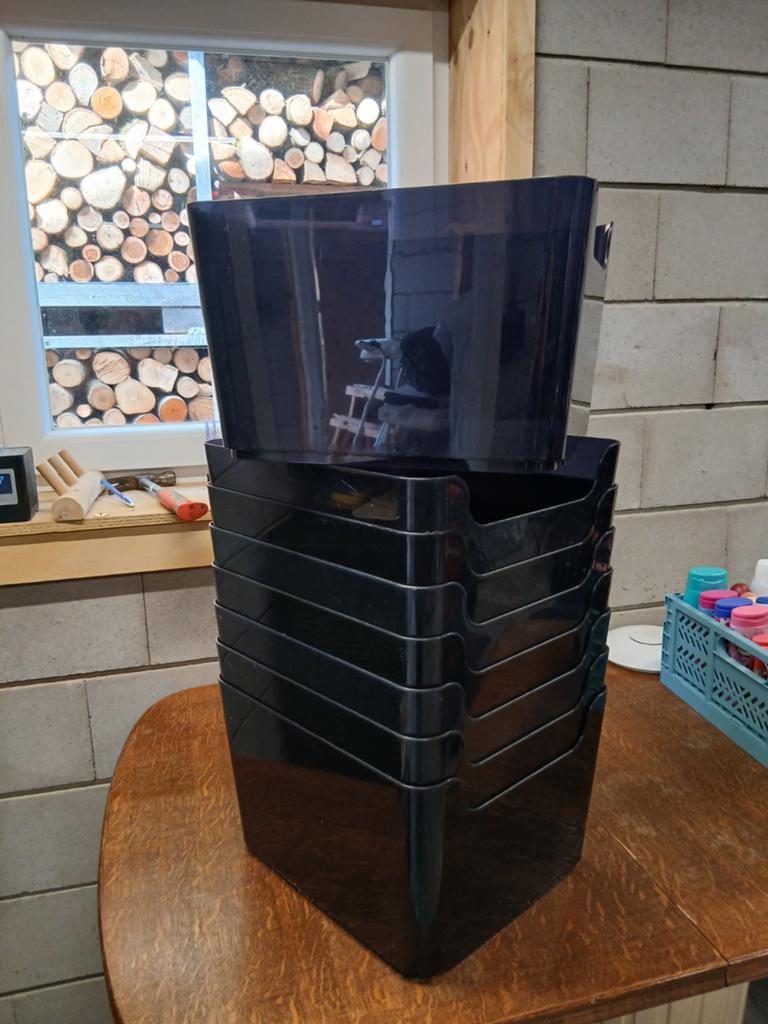 Opbergbakken ikea, Huis en Inrichting, Ophalen, Gebruikt, Minder dan 50 cm, Minder dan 50 cm