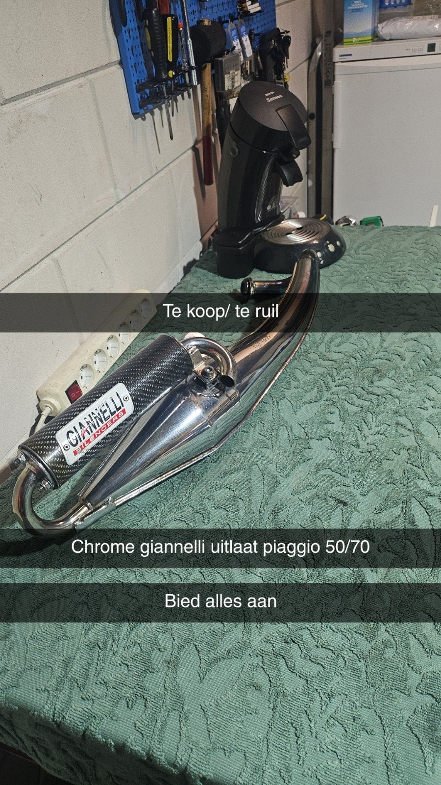 Giannelli uitlaat piaggio, Ophalen, Gebruikt, Uitlaat, Piaggio