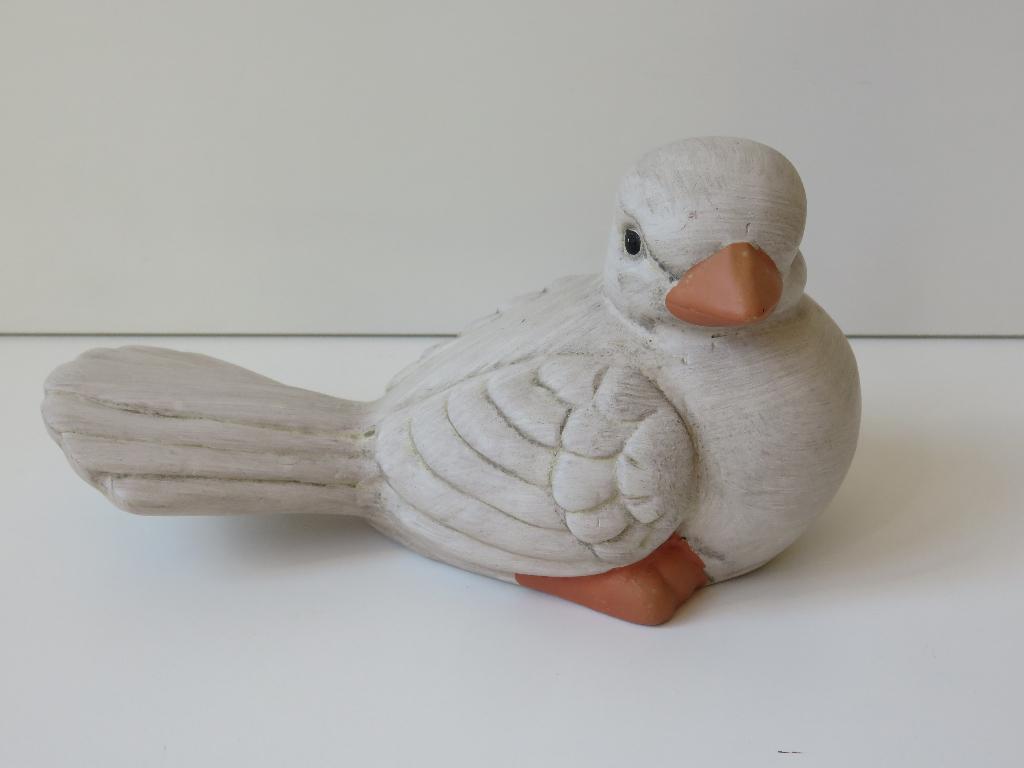 Terracotta vogel beeldje duifje, Ophalen of Verzenden, Zo goed als nieuw, Dier