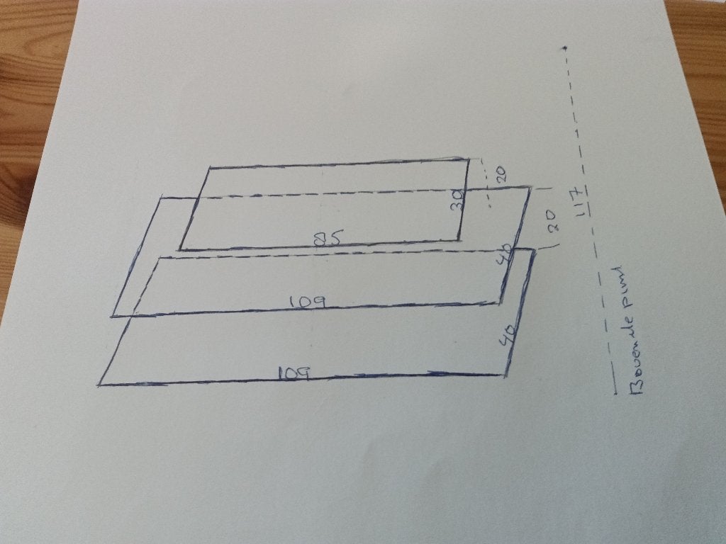 Tv meubel, Ophalen, Gebruikt, 100 tot 150 cm, Glas